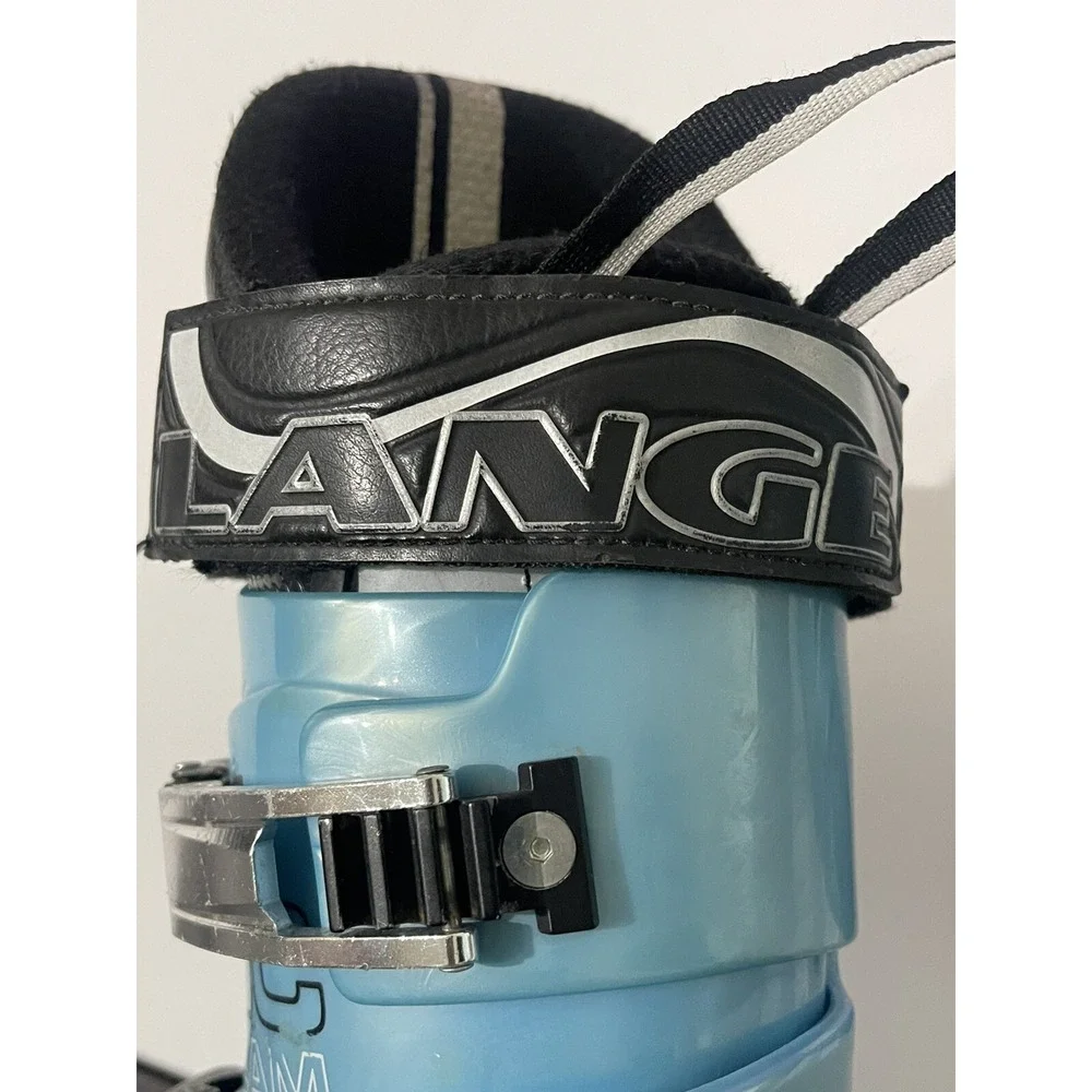 Lange WC Team Ski Boots Sz 24 Crazy Blue 292 mm